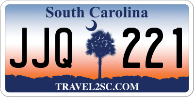 SC license plate JJQ221