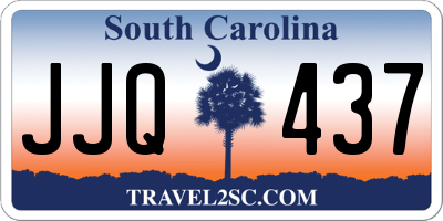 SC license plate JJQ437