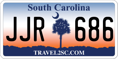 SC license plate JJR686