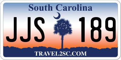 SC license plate JJS189