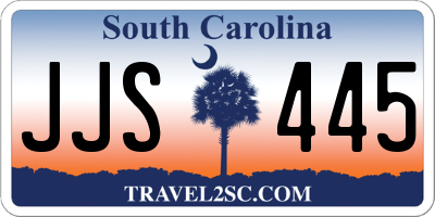 SC license plate JJS445