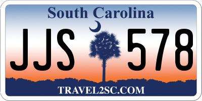 SC license plate JJS578