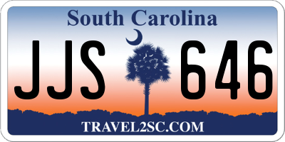 SC license plate JJS646