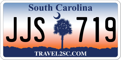 SC license plate JJS719