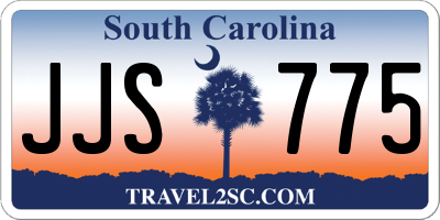 SC license plate JJS775