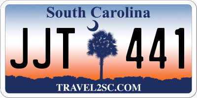 SC license plate JJT441