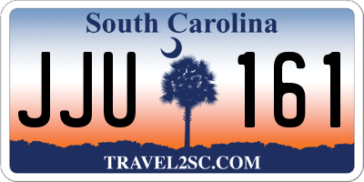 SC license plate JJU161