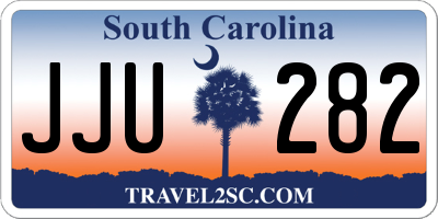 SC license plate JJU282