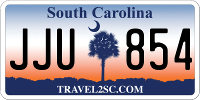SC license plate JJU854