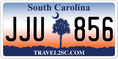 SC license plate JJU856