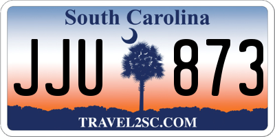 SC license plate JJU873