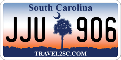 SC license plate JJU906