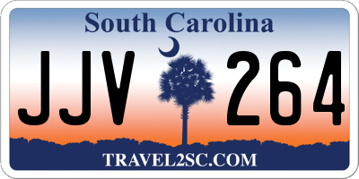 SC license plate JJV264