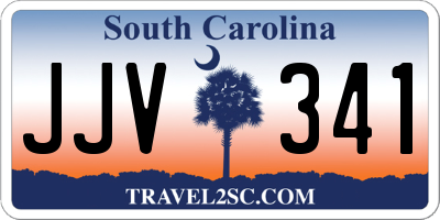 SC license plate JJV341