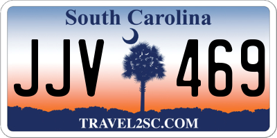 SC license plate JJV469