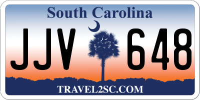 SC license plate JJV648