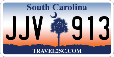 SC license plate JJV913