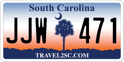 SC license plate JJW471