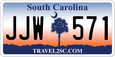 SC license plate JJW571