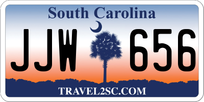 SC license plate JJW656