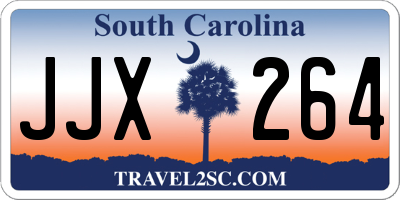 SC license plate JJX264