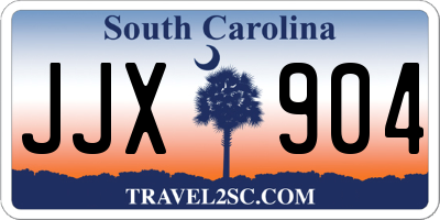 SC license plate JJX904