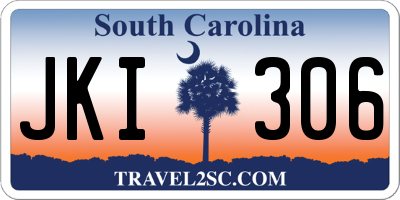 SC license plate JKI306