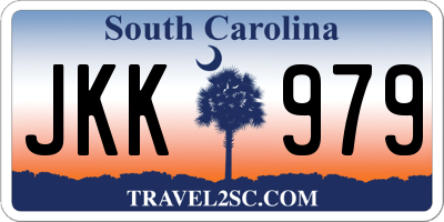 SC license plate JKK979
