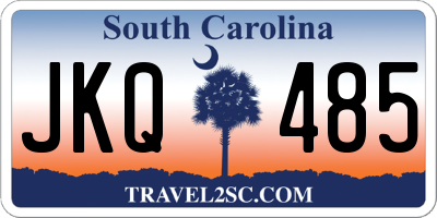 SC license plate JKQ485