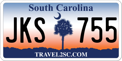 SC license plate JKS755