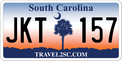 SC license plate JKT157