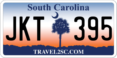 SC license plate JKT395