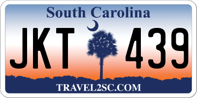 SC license plate JKT439