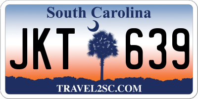 SC license plate JKT639