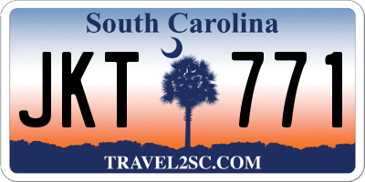 SC license plate JKT771