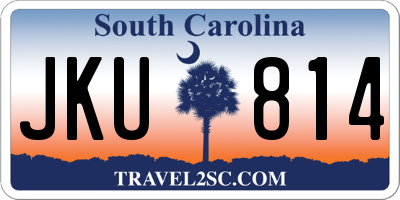 SC license plate JKU814