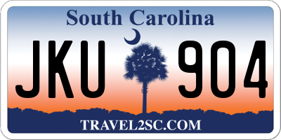 SC license plate JKU904