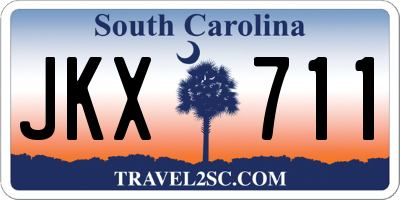 SC license plate JKX711