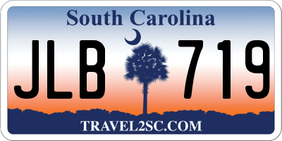 SC license plate JLB719