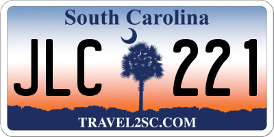 SC license plate JLC221
