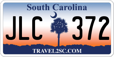 SC license plate JLC372