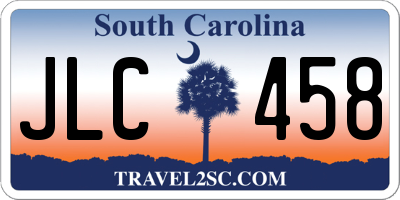 SC license plate JLC458
