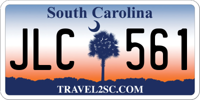 SC license plate JLC561
