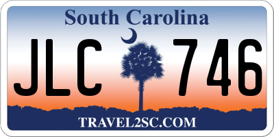 SC license plate JLC746