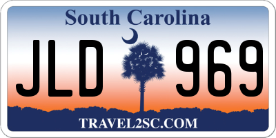 SC license plate JLD969