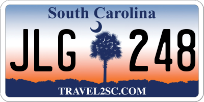 SC license plate JLG248