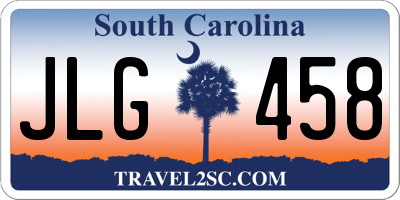 SC license plate JLG458