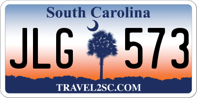 SC license plate JLG573