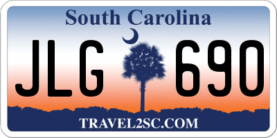 SC license plate JLG690