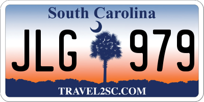 SC license plate JLG979